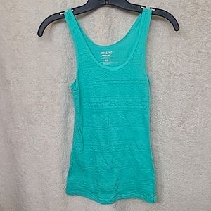 XS Mossimo, turquoise, lace, tank top